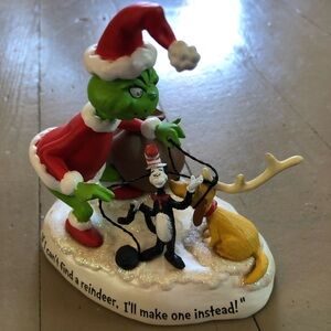 Grinch and Max Christmas Figurine